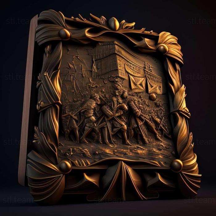 3D модель Золотая игра Total War в Риме (STL)